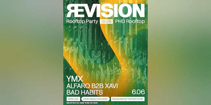 revision rooftop party