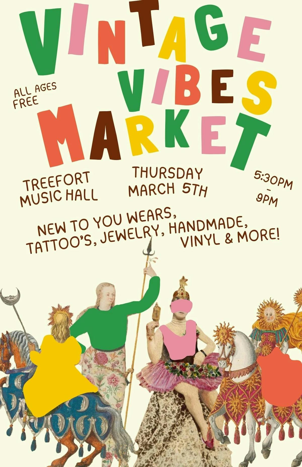 First Thursday: Vintage Vibes Market Pre-Treefort Edition