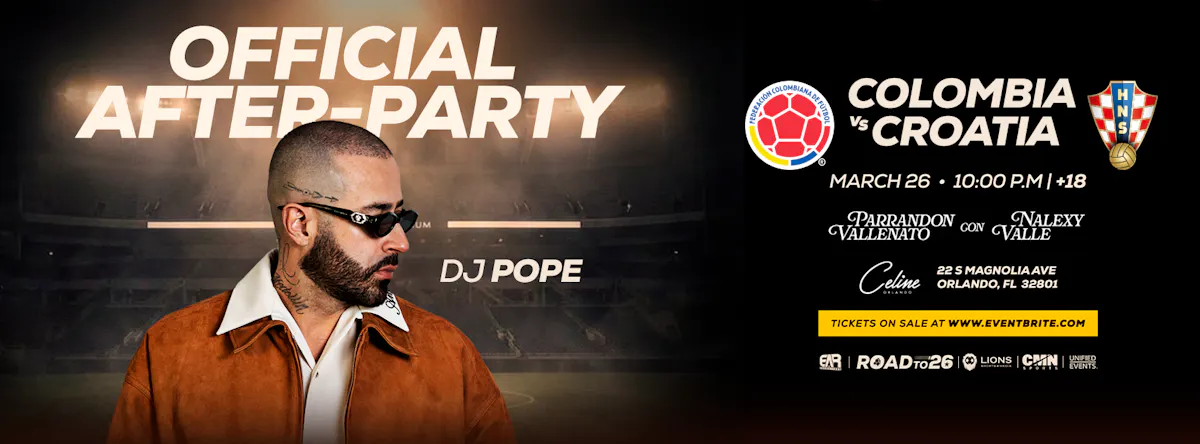 Colombia  vs Croatia Official  Match After Party ''El Tercer Tiempo''