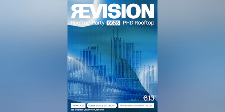 revision rooftop party