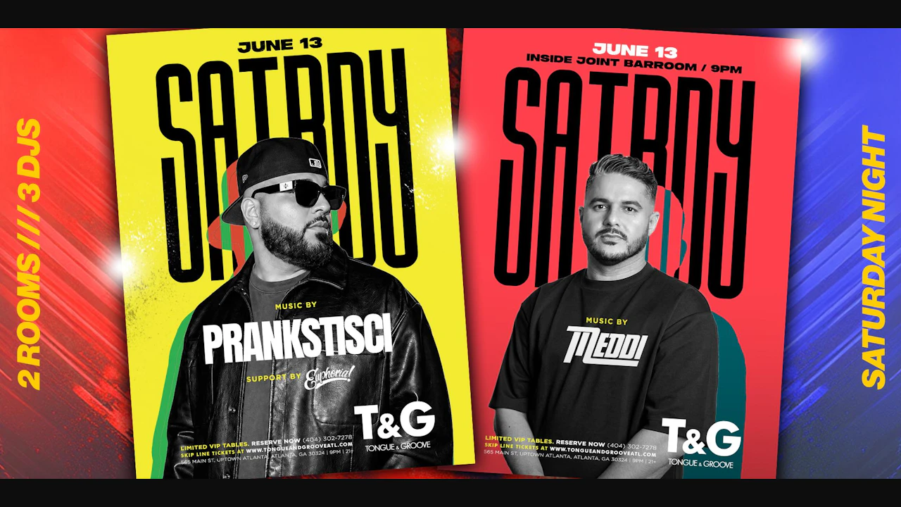 Satrdy with Djs Prankstisci + Euphoria + Meddi