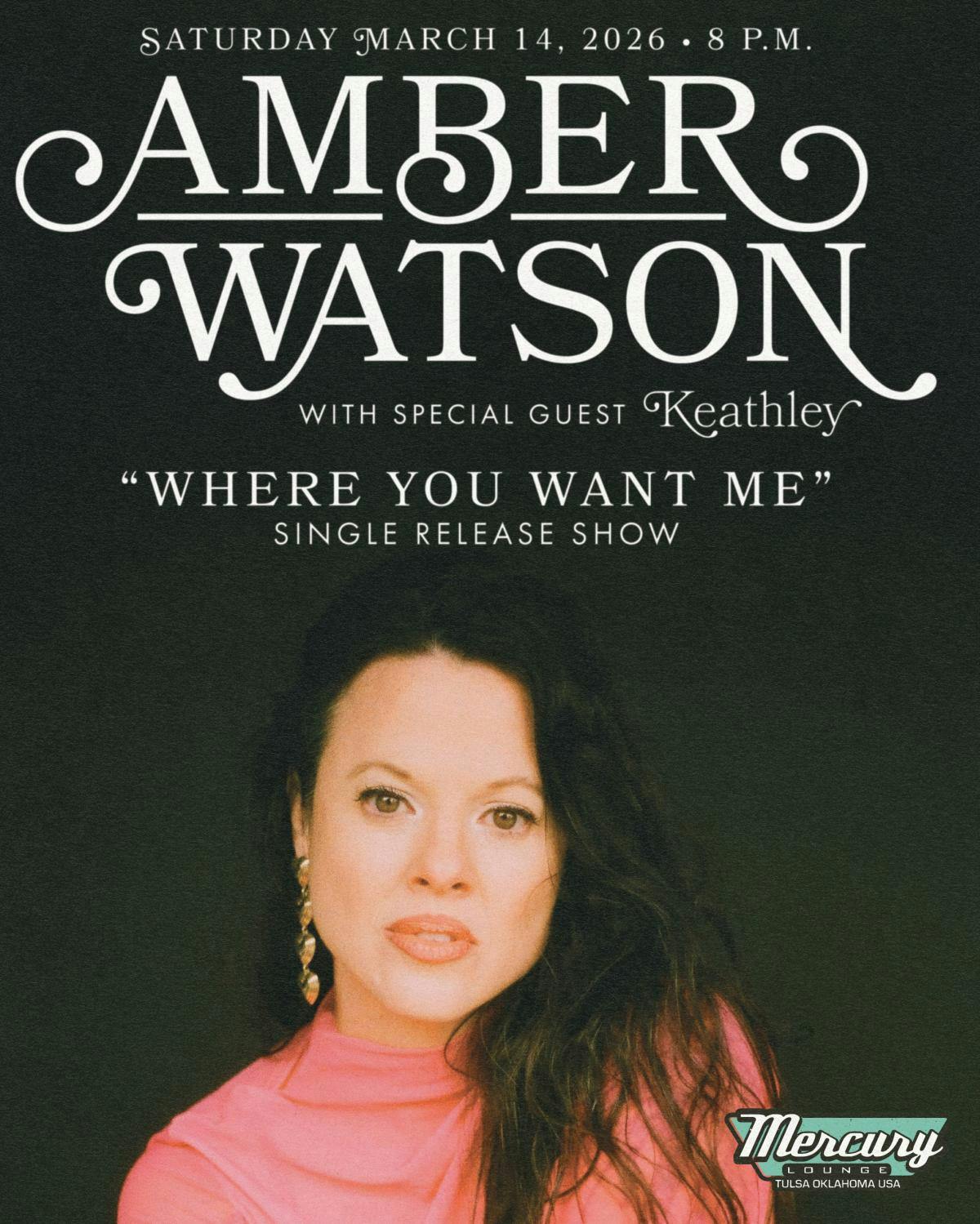 Amber Watson Single Release Party with special guest Keathley