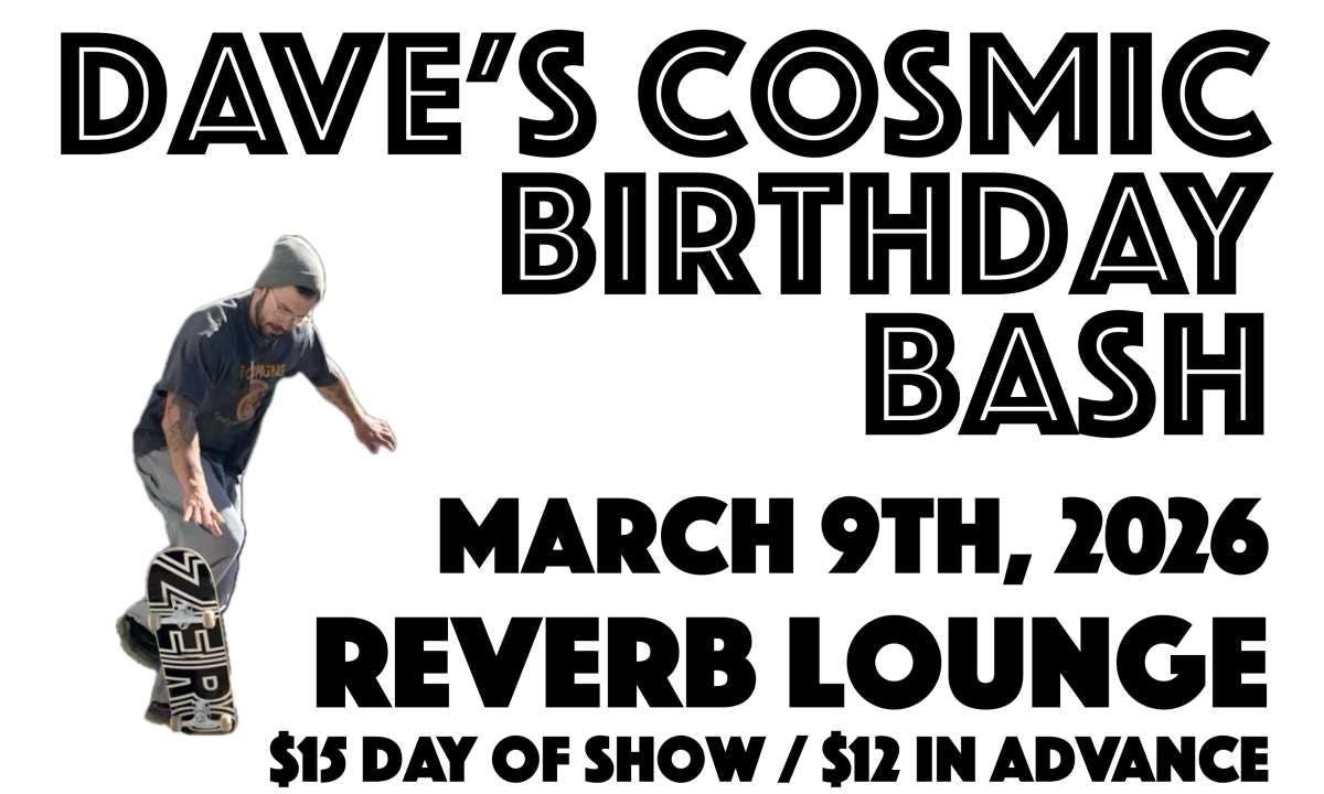 Dave's Cosmic Birthday Bash