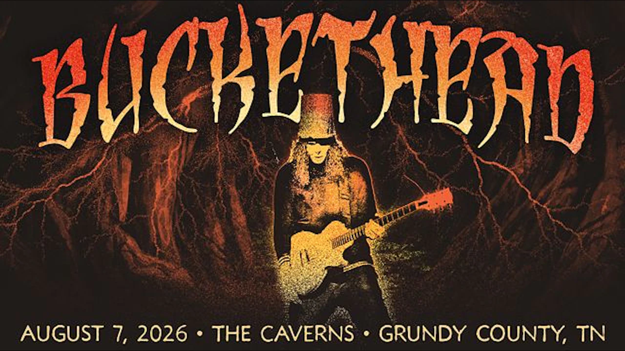 Buckethead in The Caverns