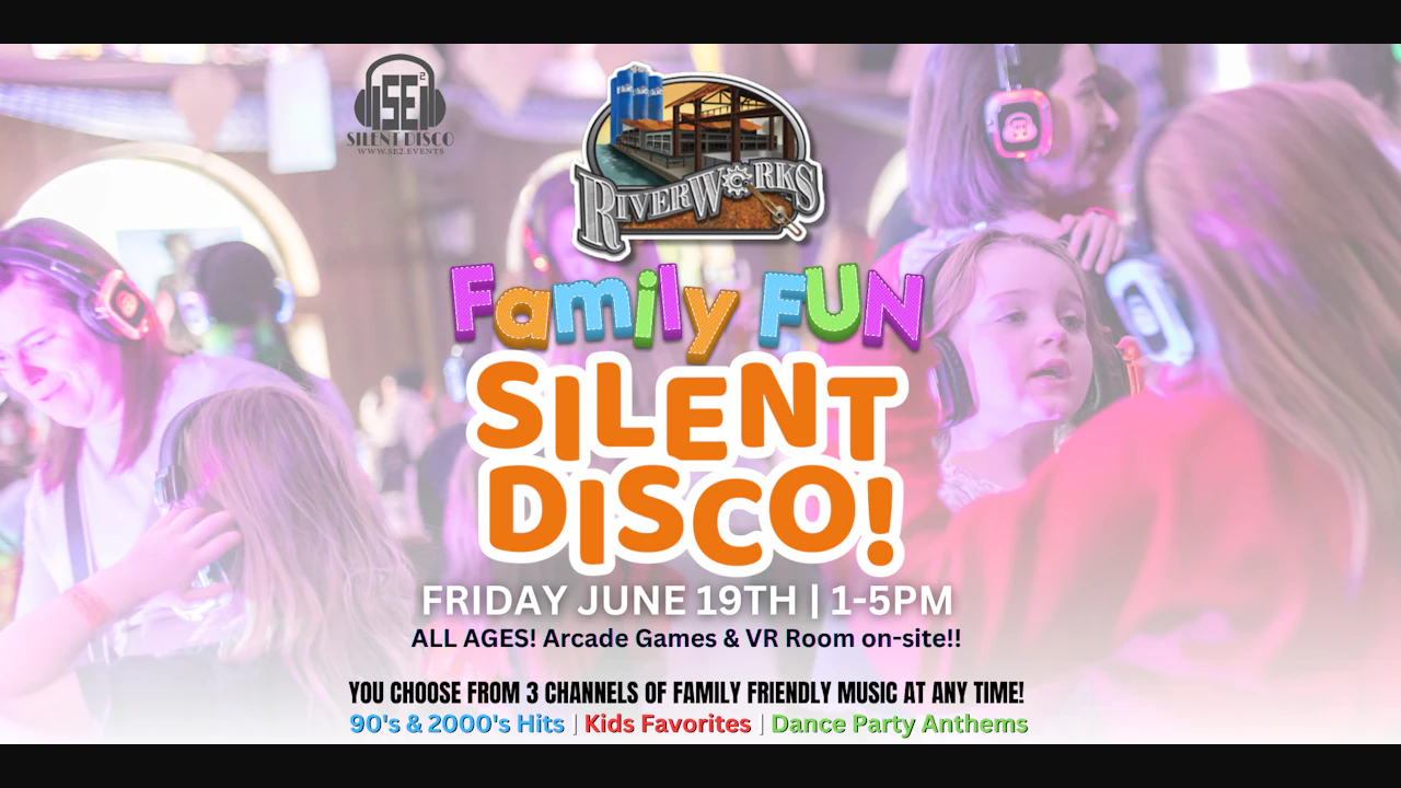 Family Fun Silent Disco @ Buffalo RiverWorks!