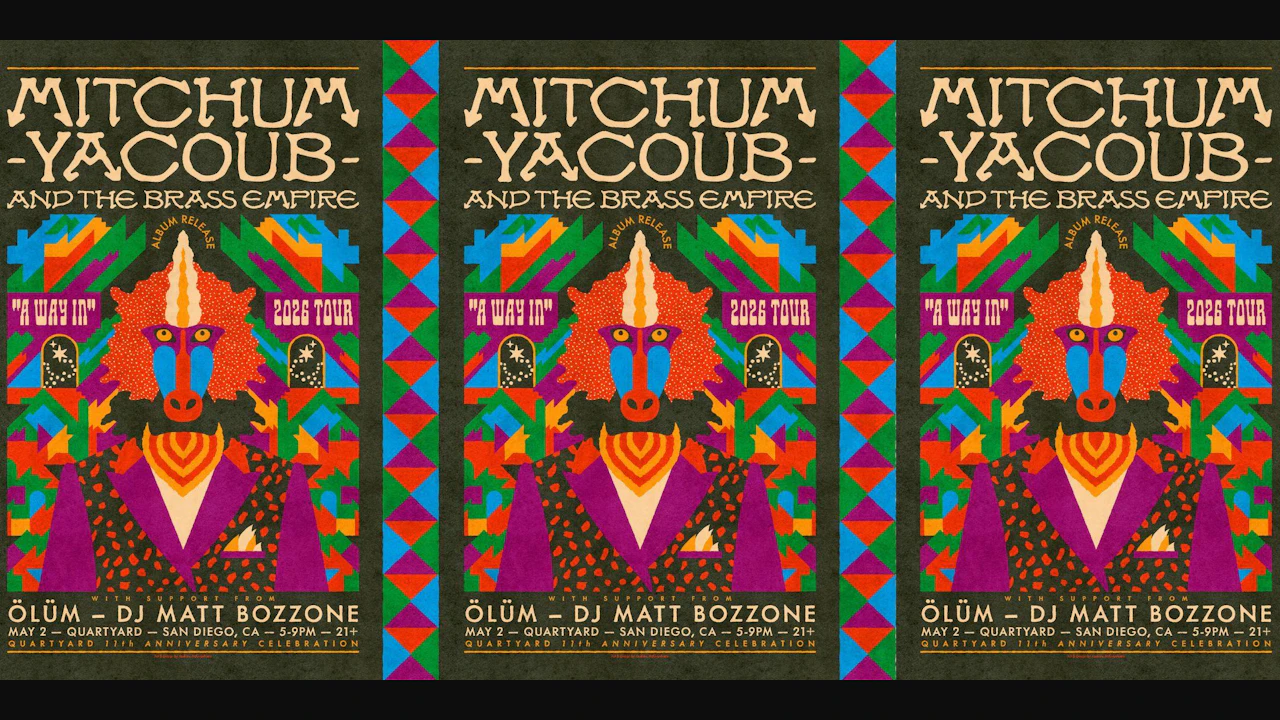Mitchum Yacoub and the Brass Empire: A Way In Album Release w/ ÖLÜM