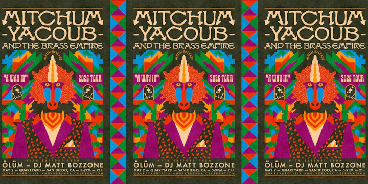 Mitchum Yacoub and the Brass Empire: A Way In Album Release w/ ÖLÜM