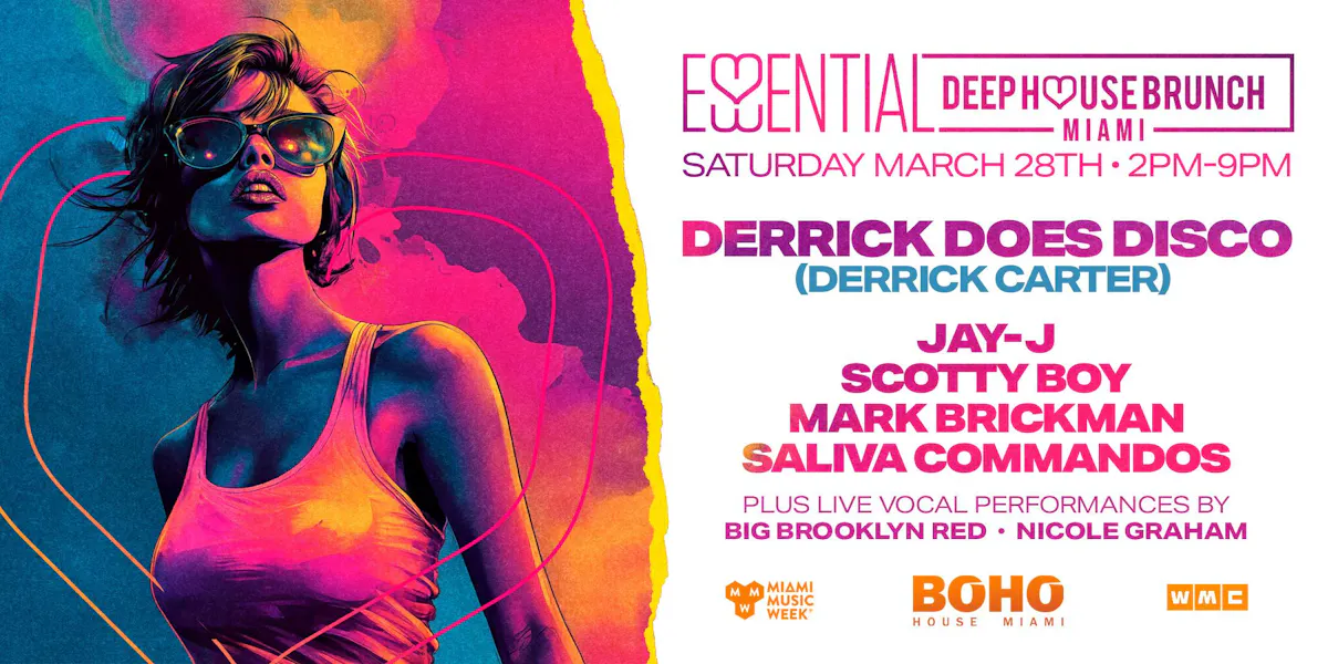 Deep House Brunch Miami ft. Derrick Does Disco (Derrick Carter)