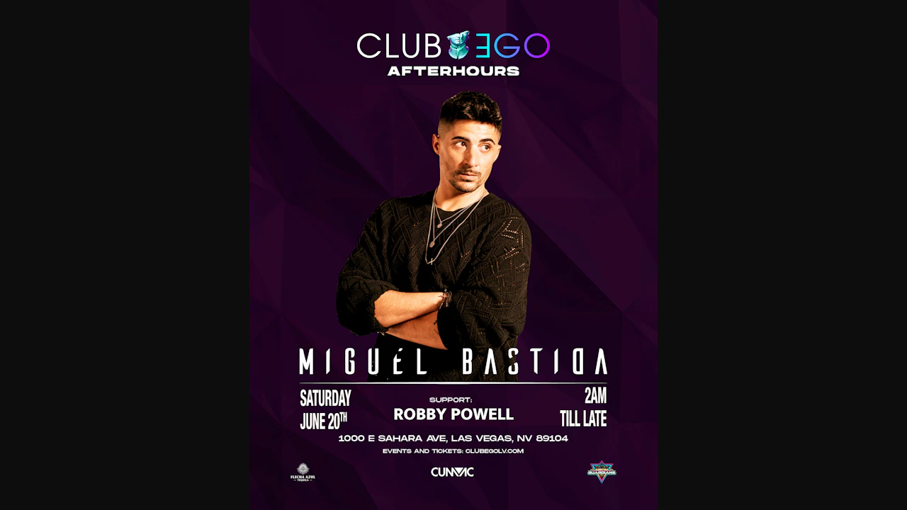Miguel Bastida - Saturday Night After Hours Event