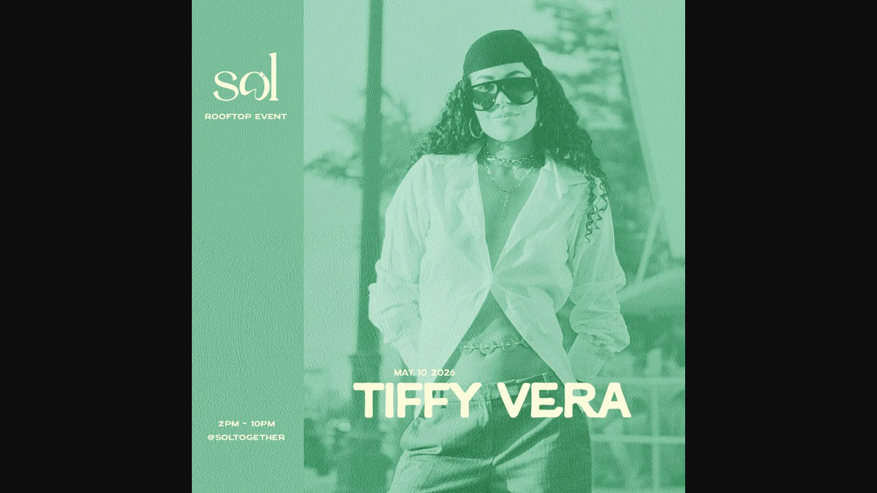 SOL 1 hotel: May 10th w/ Tiffy Vera