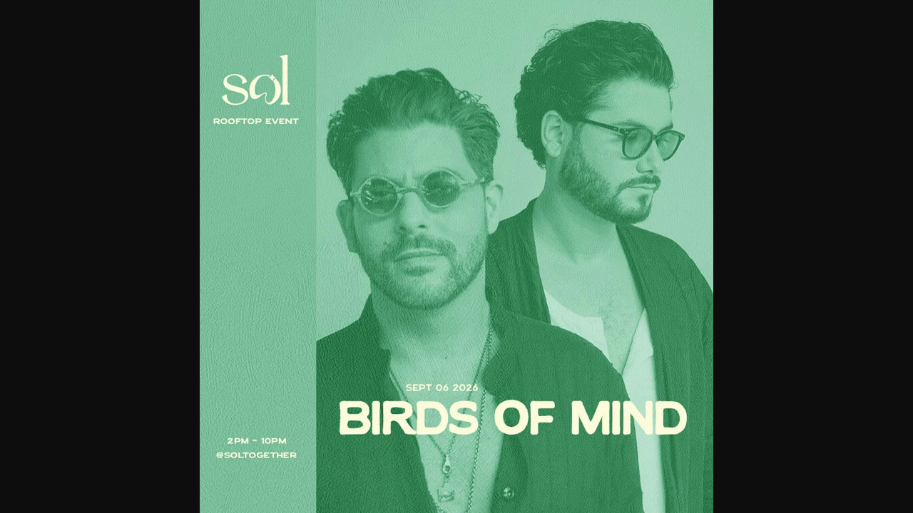 SOL 1 hotel: September 6th w/ Birds of Mind