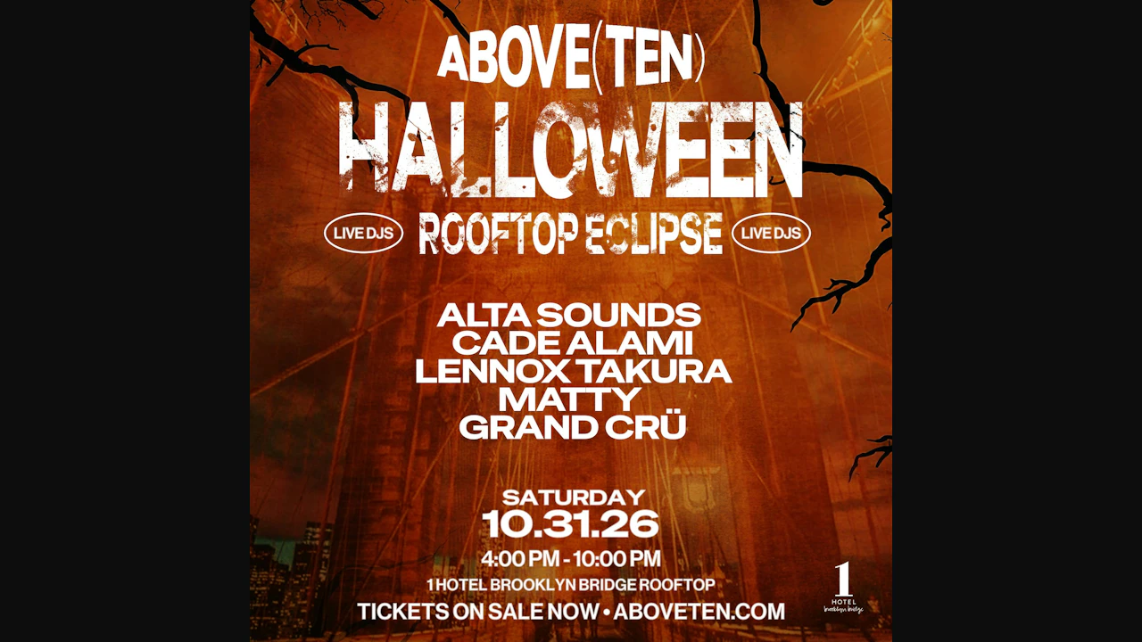 1 Hotel Rooftop Halloween 10/31