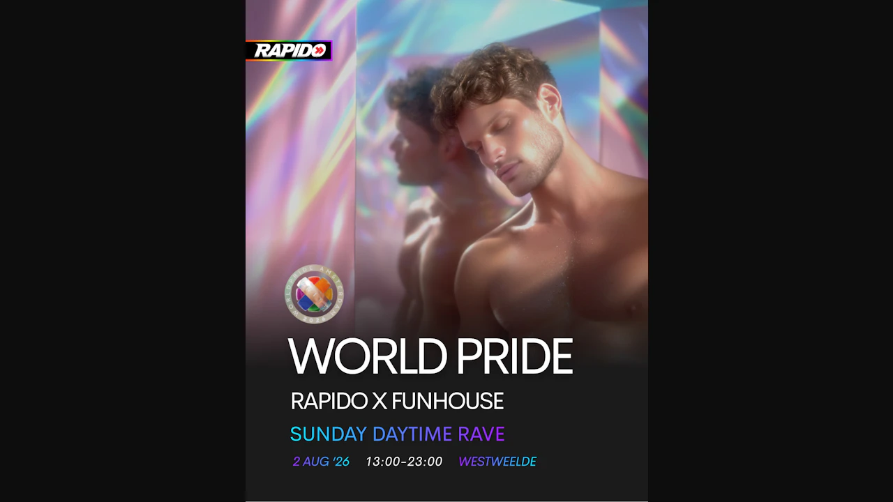 RAPIDO x FunHouse - World Pride Sunday Daytime Rave