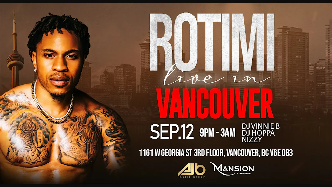 Rotimi live in Vancouver