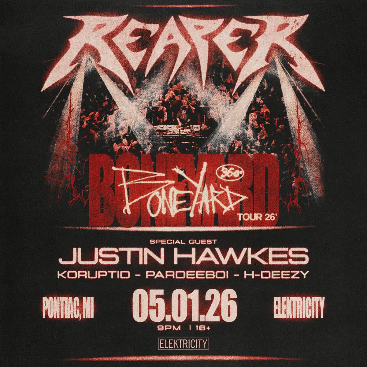 Reaper: Boneyard Tour - 360° DJ Experience