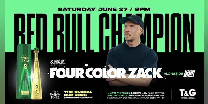 Don Julio Global Cup Party W/red Bull Champion DJ Four Color Zack + Popup