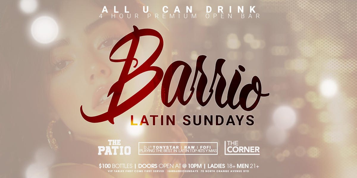 Barrio Sunday Latin Party