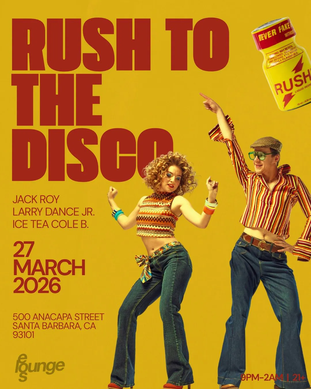 Rush To The Disco: Larry Dance Jr. + Jack Roy + IceTea ColeB