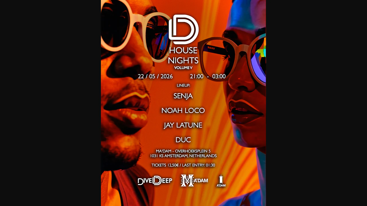 Madam by Night invites: Dive Deep House Nights Vol. V