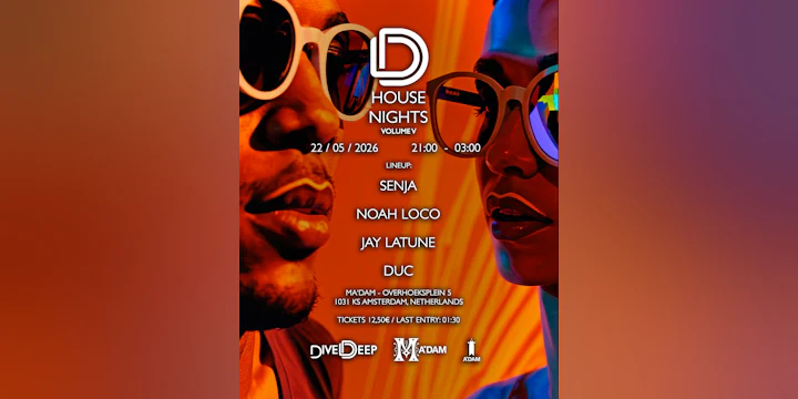 Madam by Night invites: Dive Deep House Nights Vol. V