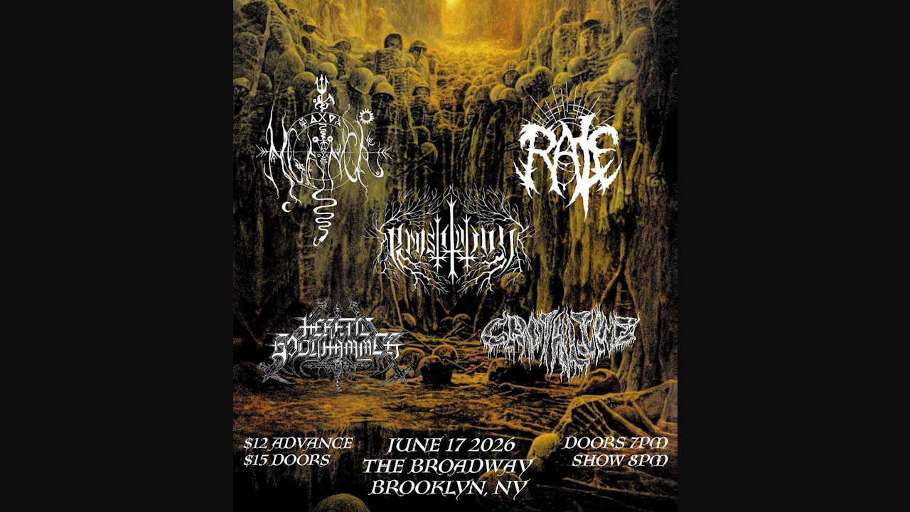 Prostitution w/ Rale, Nganda, Heretic Bodyhammer, + Crotaline