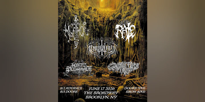 Prostitution w/ Rale, Nganda, Heretic Bodyhammer, + Crotaline