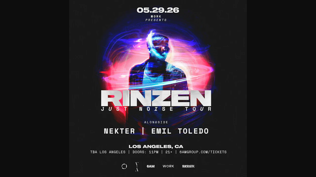 WORK presents Just Noise Tour: Rinzen, NEKTER, & Emil Toledo