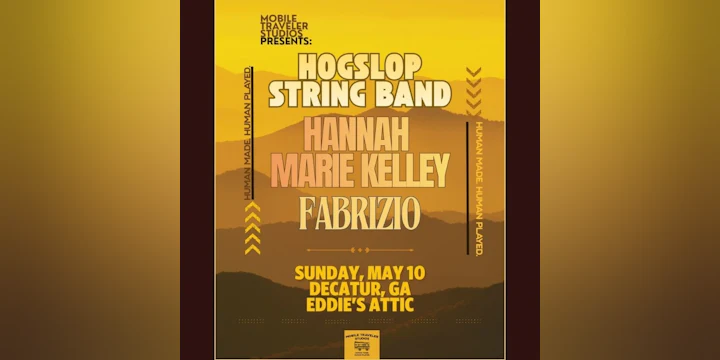 Mobile Traveler Studios Presents: Fabrizio, Hannah Marie Kelley, & Hogslop String Band