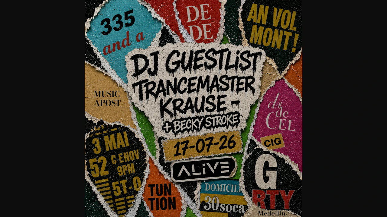 Alive: DJ Guestlist & Trancemaster Krause