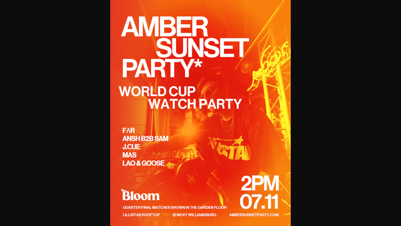 Amber Sunset Party