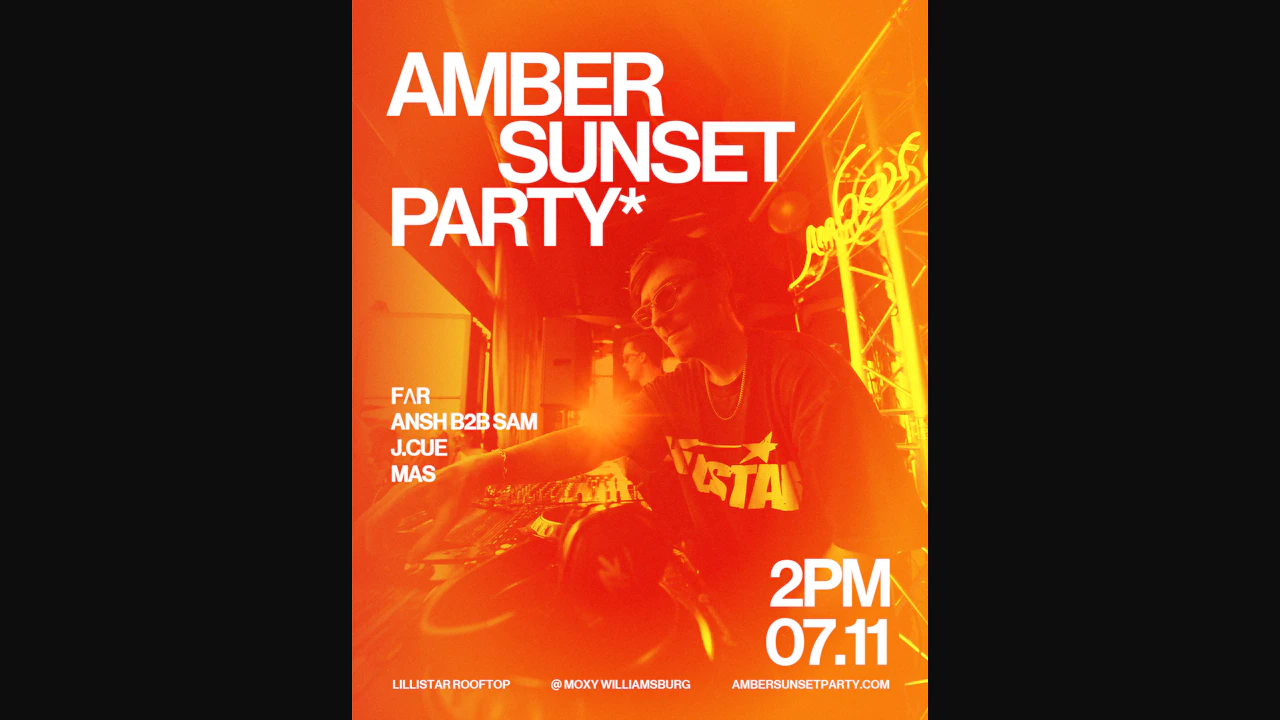 Amber Sunset Party