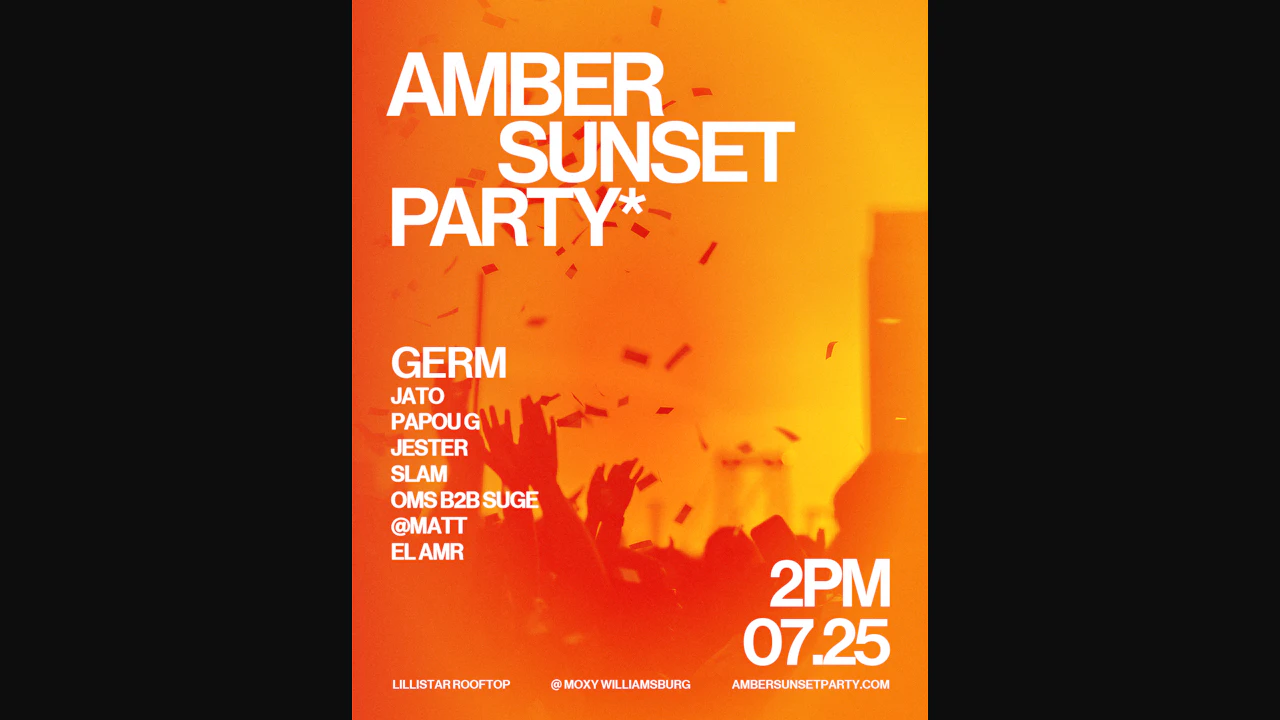 Amber Sunset Party