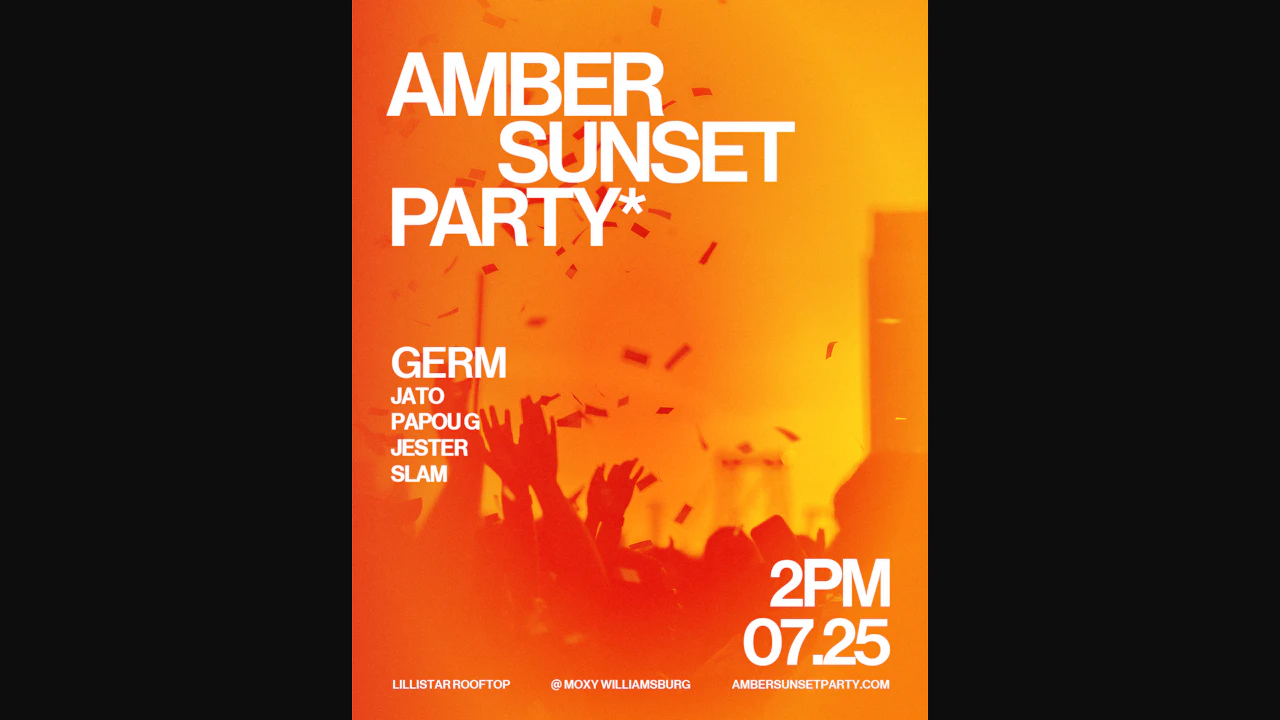Amber Sunset Party