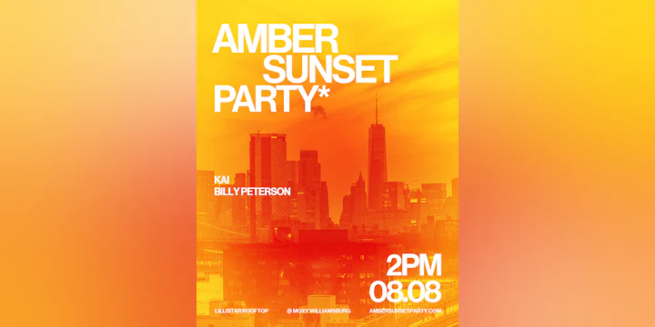 Amber Sunset Party