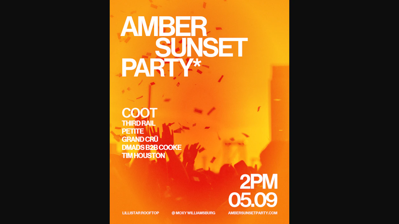 Amber Sunset Party