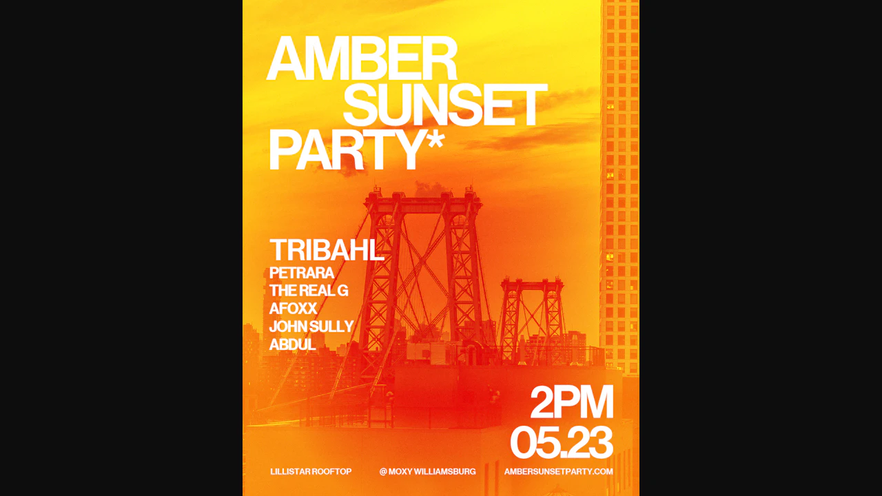 Amber Sunset Party