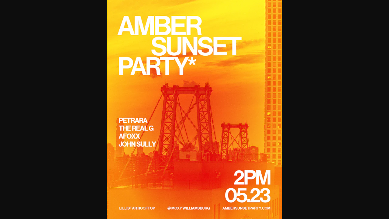 Amber Sunset Party