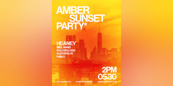 Amber Sunset Party