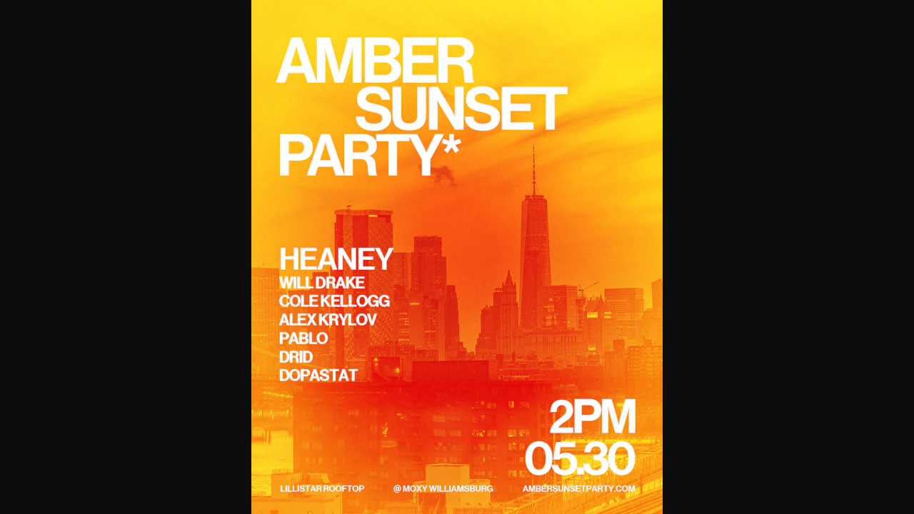 Amber Sunset Party