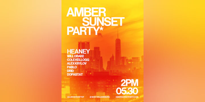 Amber Sunset Party