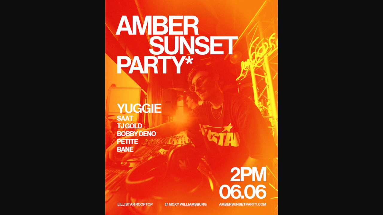 Amber Sunset Party