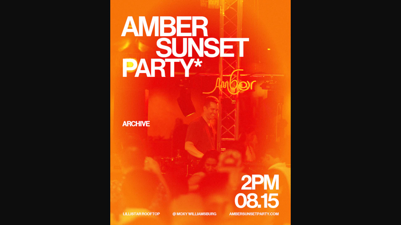 Amber Sunset Party