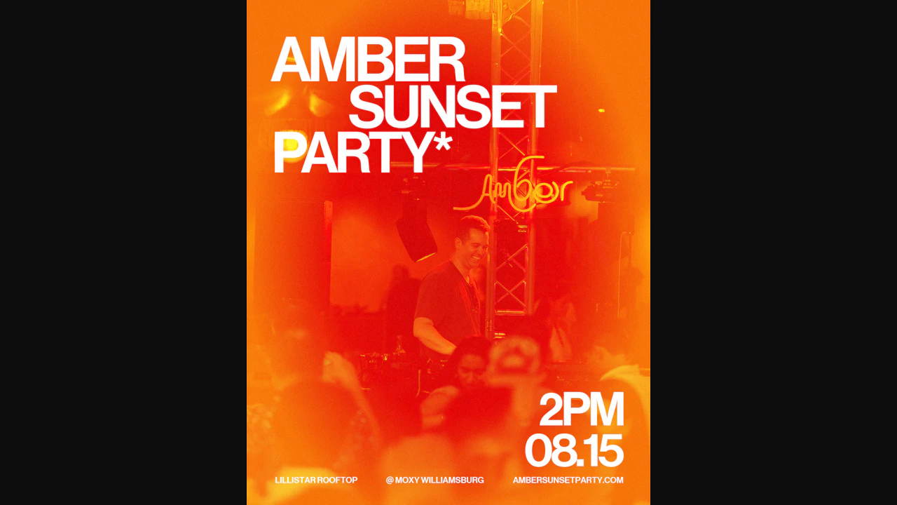 Amber Sunset Party