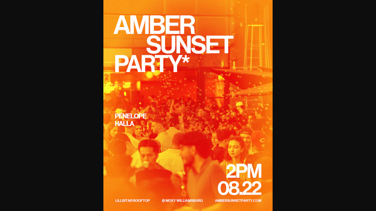 Amber Sunset Party