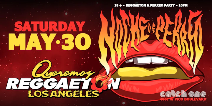 Queremos Reggaeton Party @ Catch One LA 18+