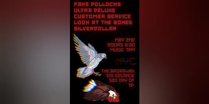 Fake Pollocks/Ultra Deluxe/Customer Service/Silverdollar/look at the bones