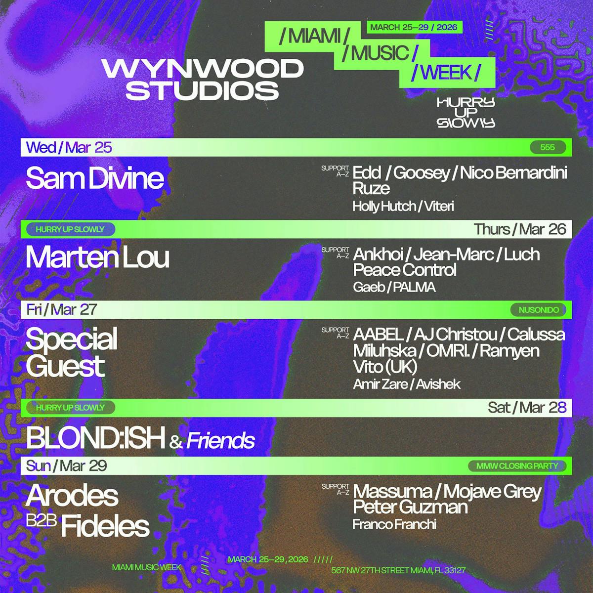 Miami Music Week Events
