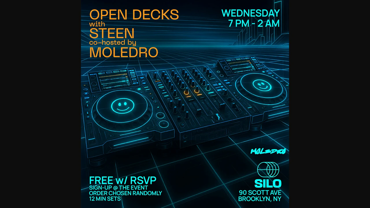 Open Decks w/ Steen and Moledro