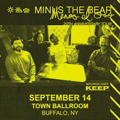 MINUS THE BEAR Menos El Oso 20th Anniversary Tour