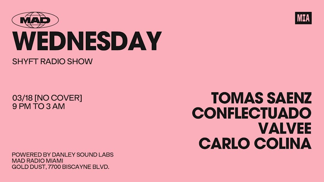 Shyft Radio Show: Tomas Saenz, Conflectuado, Valvee